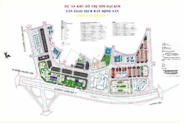 Quy hoạch khu đô thị Đại Kim Định Công