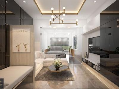Cho thuê căn hộ chung cư 3 phòng ngủ hướng Đông Bắc, full nội thất KĐT Vân Canh, hướng view sân tập
