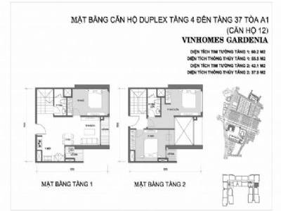 Cho thuê căn hộ Duplex tại Vinhomes Gardenia
