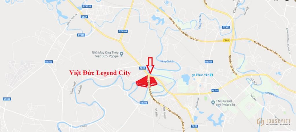Tiềm năng đầu tư dự án Việt Đức Legend City