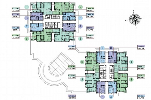 Các loại hình sản phẩm dự án Sun Grand City Quảng An - Chi tiết
