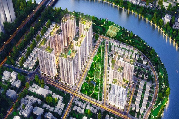 Vị trí Sunshine Riverside - Viên ngọc quý tại thắng địa “Đầu rồng”