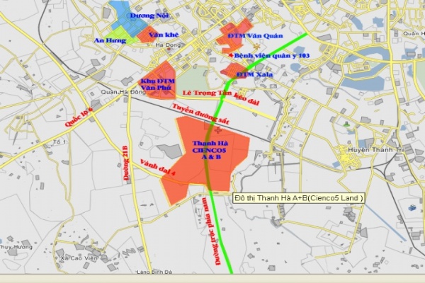Khu đô thị Thanh Hà Cienco 5 ở đâu?