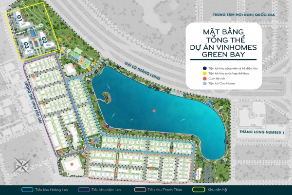 Quy hoạch dự án Vinhomes Green Bay ra sao?