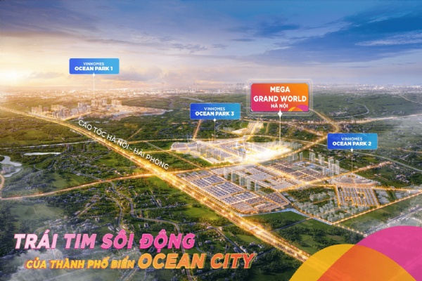 Vị trí dự án Mega Grand World - Trăm bề thịnh vượng