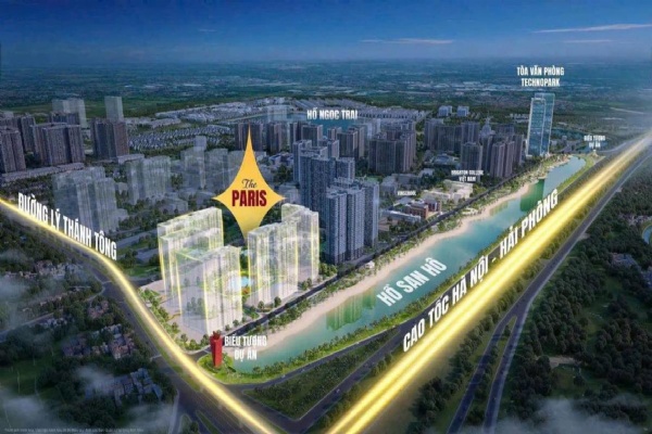 Mặt bằng thiết kế The Paris Vinhomes Ocean Park Gia Lâm