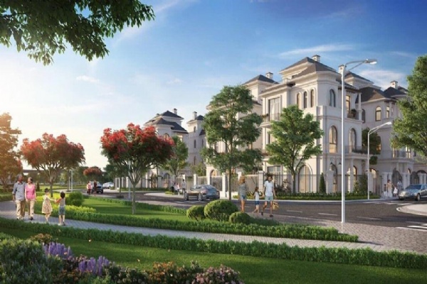 Phong cách kiến trúc và xây dựng Vinhomes Green Villas
