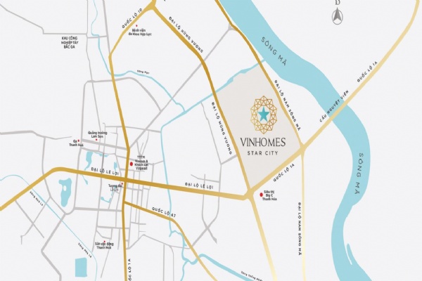 Vị trí Vinhomes Times City
