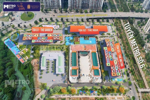 Thông tin mở bán tòa G2 The Sola Park Imperia Smart City Tây Mỗ