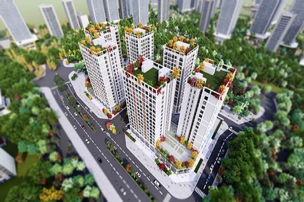 Đường đi đến dự án East Skyline Hanoi Cổ Linh
