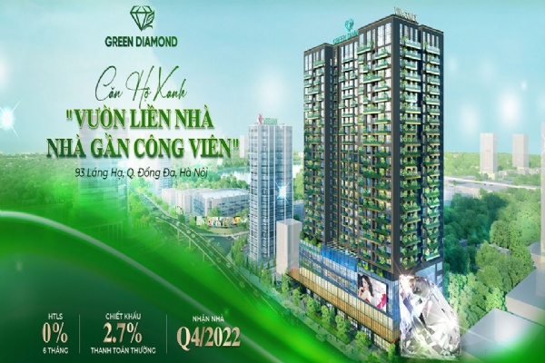 Vị trí dự án Green Diamond 93 Láng Hạ