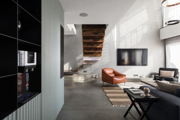 Nghệ thuật ánh sáng và không gian mở trong căn hộ Spring Garden