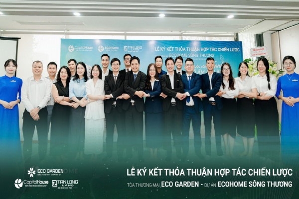 Tân Long Land ký Hợp Tác Chiến Lược, trở thành Tổng Đại Lý Phân Phối tòa thương mại Eco Garden