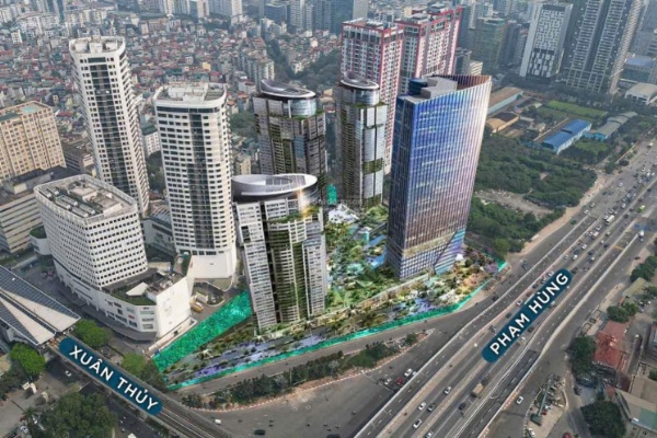 Đường đến dự án Sun Feliza Suites Xuân Thủy đi như nào?