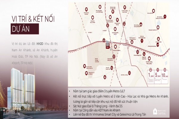 Vị trí chung cư Metropoli5 HH2D Nam An Khánh ở đâu?