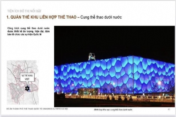 Cung thể thao dưới nước Global Aquatic Arena có gì hot?