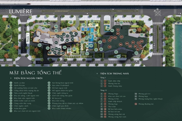 Thiết kế chung cư Lumiere Essence Peak Global Gate Cổ Loa