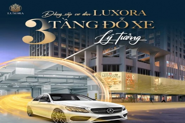 Bãi đỗ xe chung cư Luxora Bắc Giang