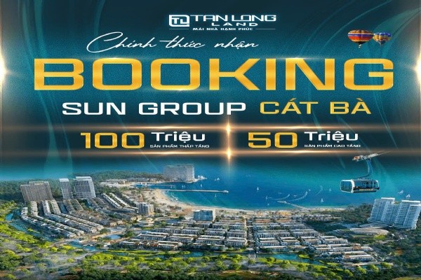 Chính thức nhận booking Sun Cát Bà Hải Phòng