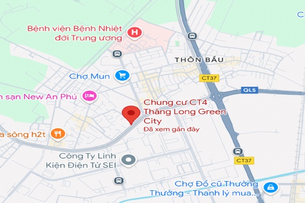 Đường đến Nhà ở xã hội Thăng Long Green City Kim Chung Đông Anh