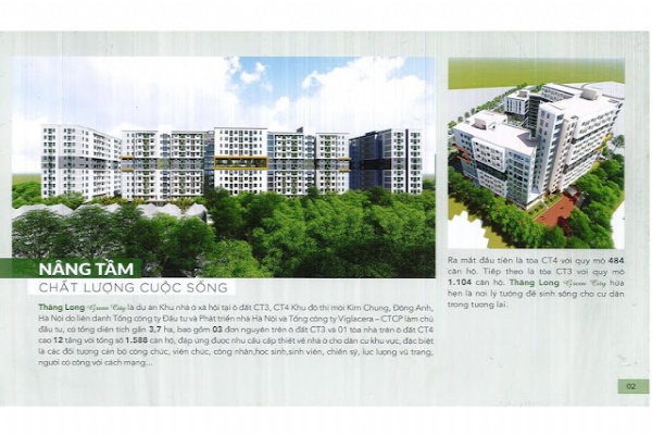 Đơn vị quản lý vận hành Nhà ở xã hội Thăng Long Green City Kim Chung Đông Anh