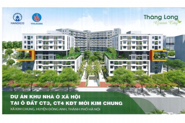 Tiến độ xây dựng Nhà ở xã hội Thăng Long Green City Kim Chung Đông Anh