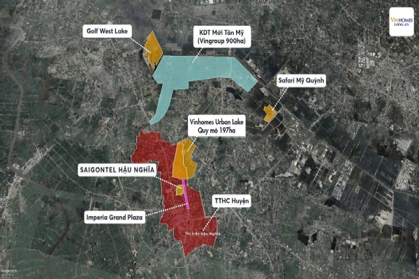 Vị Trí Vinhomes Green City Long An