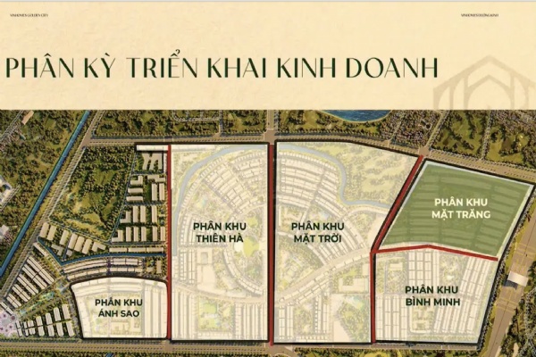 Phân khu Mặt Trời Vinhomes Golden City Dương Kinh