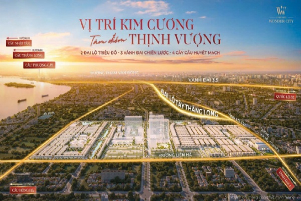 Vinhomes Wonder City Đan Phượng rộng cửa đón đầu tư