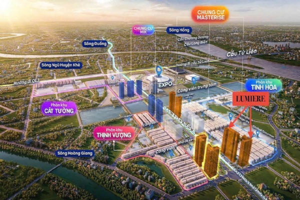 Vị trí dự án Lumière Prime Hills Cổ Loa ở đâu?
