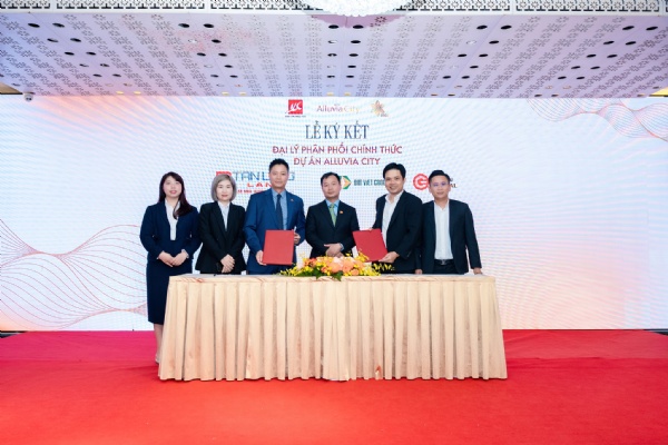 Tân Long Land ký kết phân phối chính thức dự án Alluvia City – Thành phố sinh thái khoáng nóng bên sông Hồng