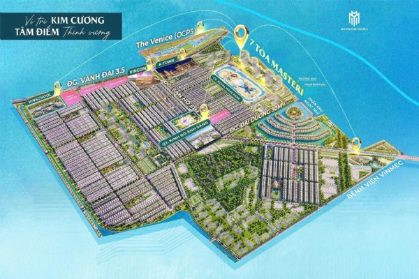 Đường đến Masteri Grand Coast Ocean Park 2 thuận tiện từ trung tâm và trục kết nối chính