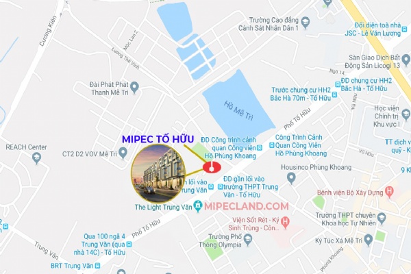 Mặt bằng thiết kế Mipec Tố Hữu - Tối ưu không gian sống hiện đại