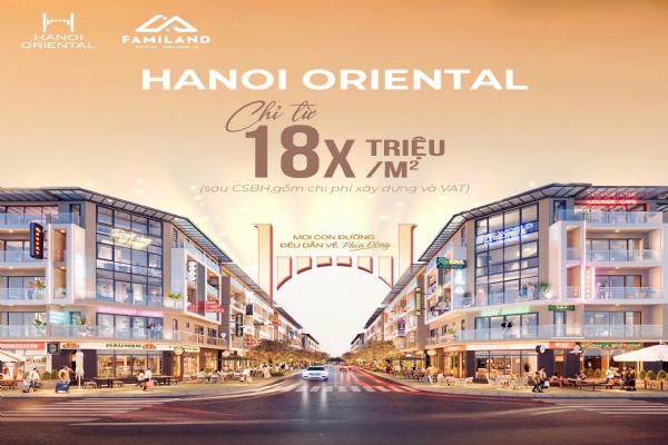 Giá bán Hanoi Oriental Gia Lâm và sự phản ánh giá trị thực của biệt thự thấp tầng