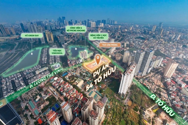 Vị trí Iconia Lakeside 54 Tố Hữu - Tâm điểm kết nối khu tây Hà Nội