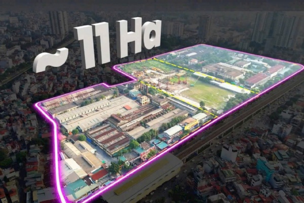 Tiến độ xây dựng Vinhomes Cao Xà Lá và sự hình thành biểu tượng kính lộng lẫy tại tâm điểm Thanh Xuân