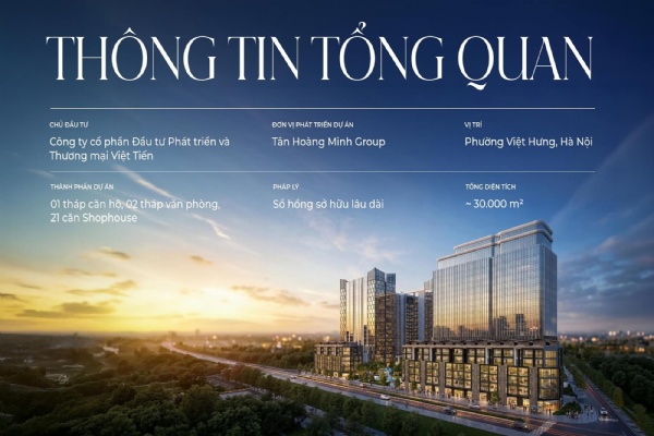 Tổng quan dự án D’. Diamant Bleu Tân Hoàng Minh Việt Hưng có gì nổi bật?