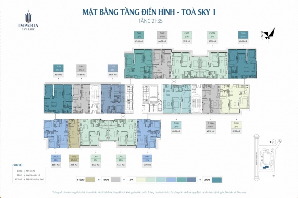 Mặt bằng thiết kế The Harbor Skyline và nghệ thuật không gian sống đỉnh cao