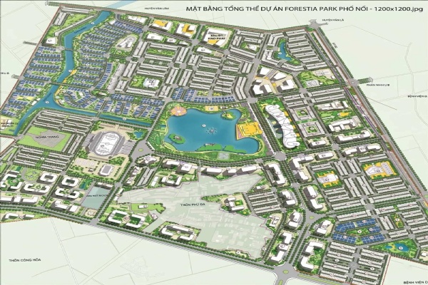 Mặt bằng thiết kế Forestia Park MIK Phố Nối - Cập nhật mới nhất