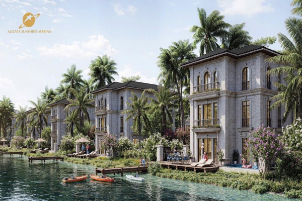 Nhà mẫu Avenue Alluvia Sunshine Marina Văn Giang, Hưng Yên - Thiết kế và tham quan