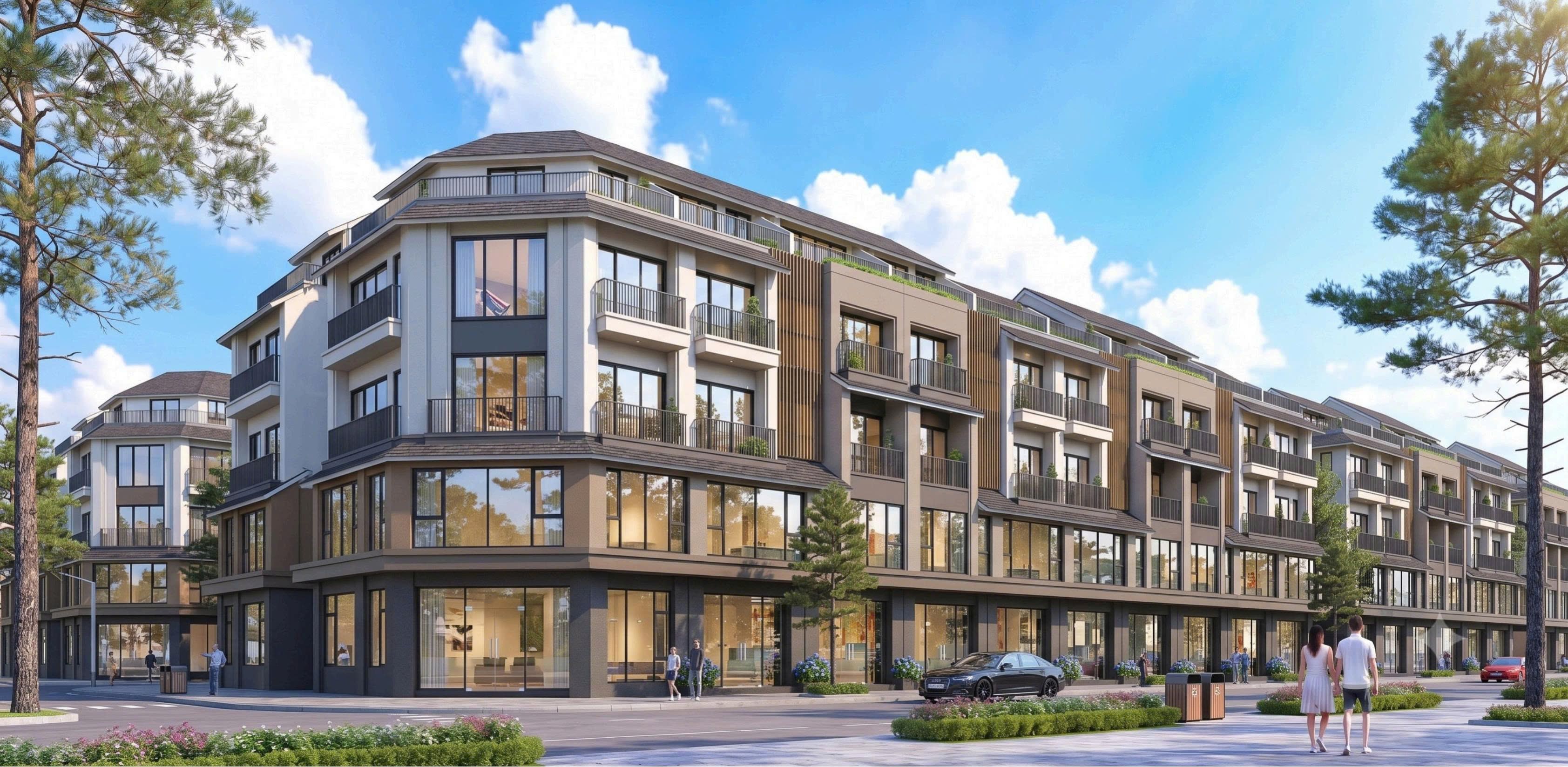 Bán Vin Olympic Ngọc Hồi 108m2 hướng Đông, nhà phố có gara ô tô riêng, thuận tiện sinh hoạt