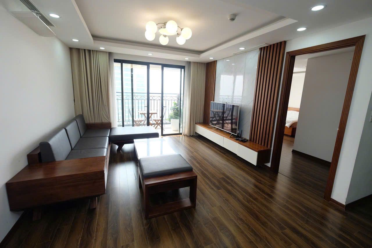 Cho thuê chung cư tòa A D'Le Roi Soleil Xuân Diệu diện tích 111m2/3 phòng ngủ đầy đủ nội thất