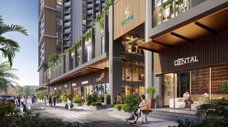 Bán shophouse chân đế vài bước ra công viên hướng Đông kinh doanh tốt Eco Garden Bắc Giang
