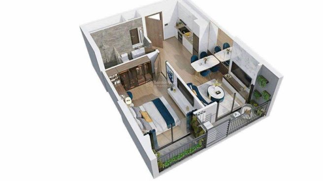Bán căn hộ 1PN+ Sunshine Legend City hướng Đông Bắc – View nội khu xanh mát, không gian sống mơ ước