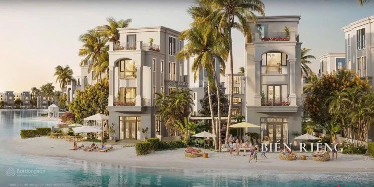 Mua biệt thự đơn lập hướng Nam ven biển 3 tầng 1 tum nội thất cao cấp CĐT MIK Green Paradise