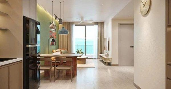 Bán căn góc 4 phòng ngủ tầng cao ban công hướng Tây bàn giao cao cấp Charmora City Nha Trang