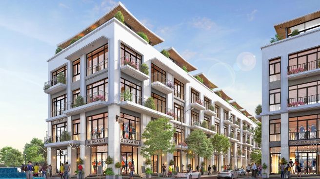 Bán nhà liền kề Tây Tứ Trạch hoàn thiện bên ngoài Đảo Thiên Đường DT: 80m2 Vinhomes Hạ Long