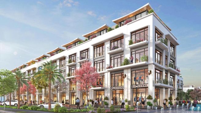 Bán nhà liền kề Đông Tứ Trạch, DT: 70m2/MT: 5m /4 tầng VT đẹp kinh doanh Vinhomes Ngọc Hồi