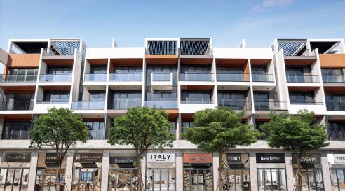 Bán nhà phố shophouse hướng Tây Bắc hoàn thiện mặt ngoài - Kinh doanh tốt Forestia Park MIK Phố Nối