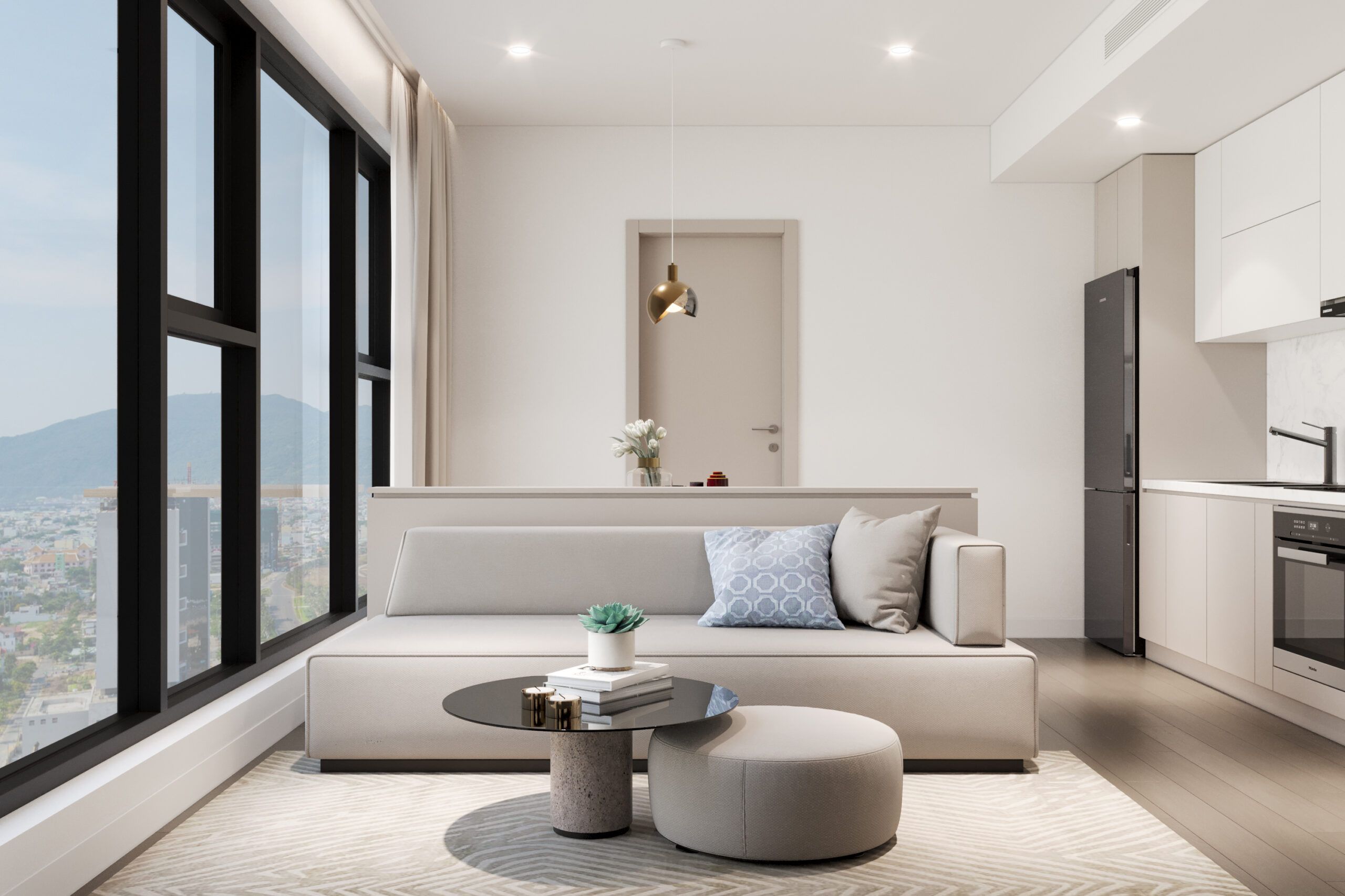 Bán căn hộ 3 phòng ngủ Times Square Hà Nội 118m2 ban công Tây Bắc, phòng khách rộng, view đẹp